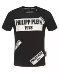 philipp plein tee shirt king 1978 logo black